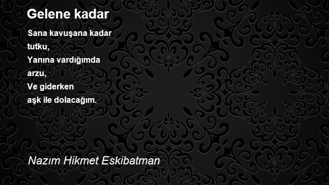 Nazım Hikmet Eskibatman