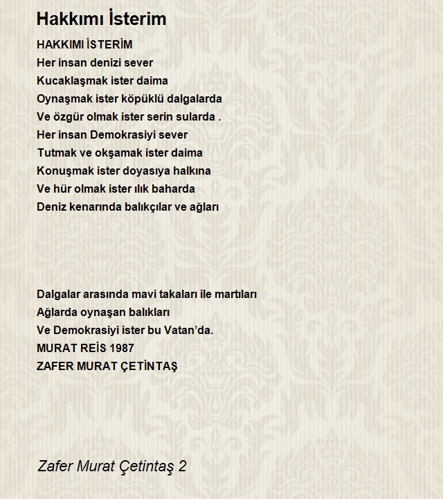 Zafer Murat Çetintaş 2