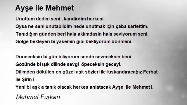 Mehmet Furkan