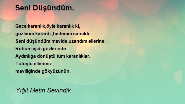 Yiğit Metin Sevindik