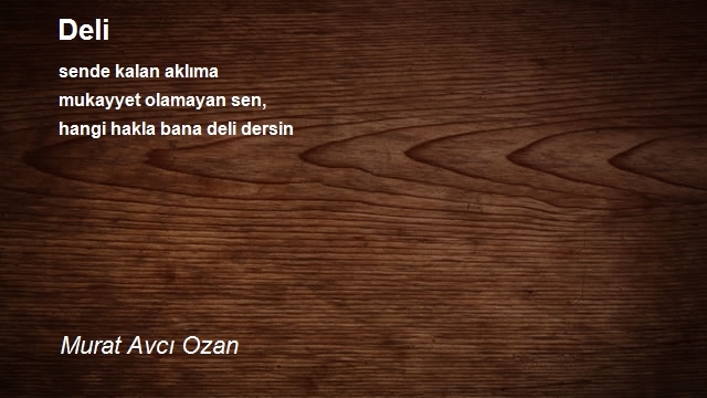 Murat Avcı Ozan