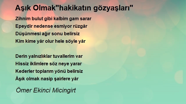 Ömer Ekinci Micingirt