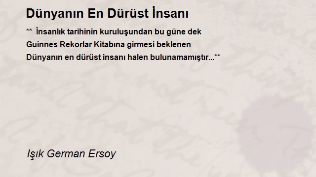 Işık German Ersoy 