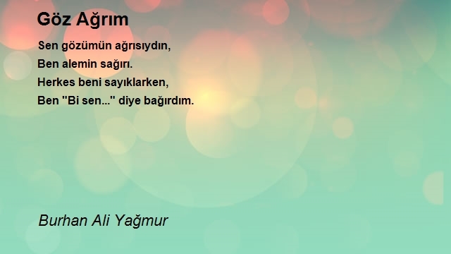 Burhan Ali Yağmur