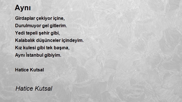 Hatice Kutsal