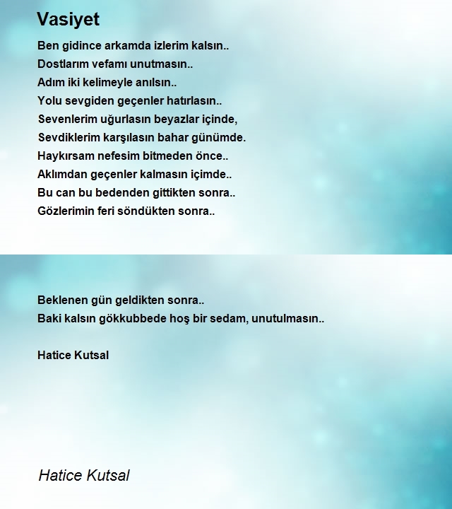 Hatice Kutsal