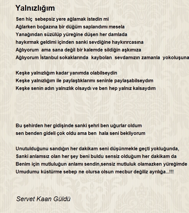 Servet Kaan Güldü