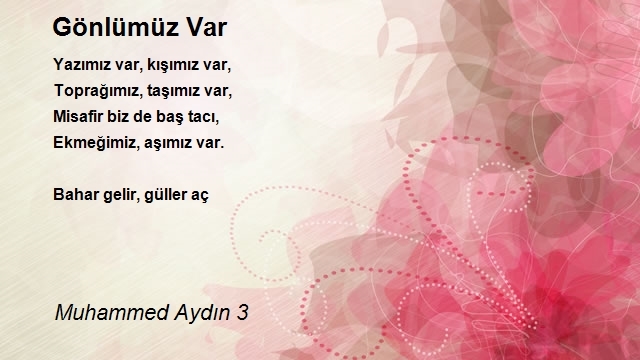 Muhammed Aydın 3