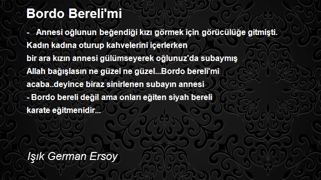 Işık German Ersoy 