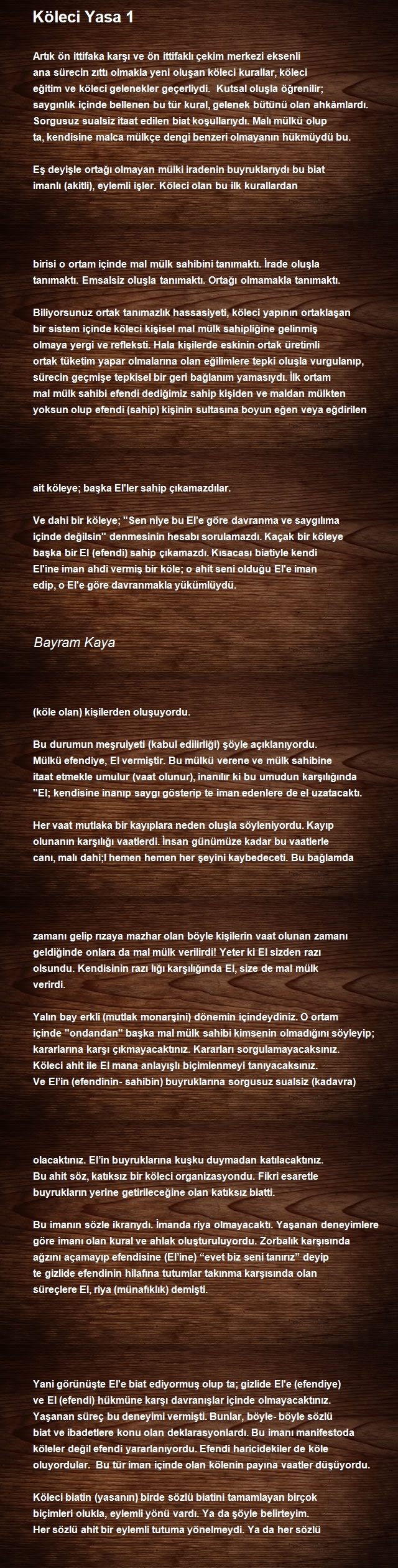 Bayram Kaya