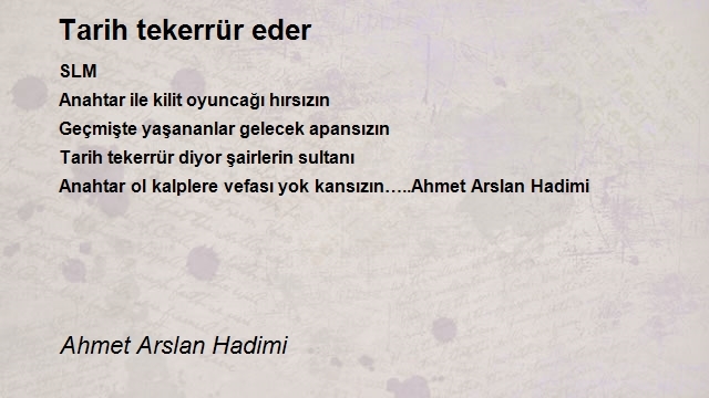 Ahmet Arslan Hadimi