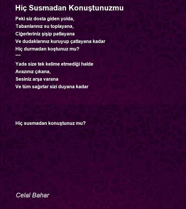 Celal Bahar