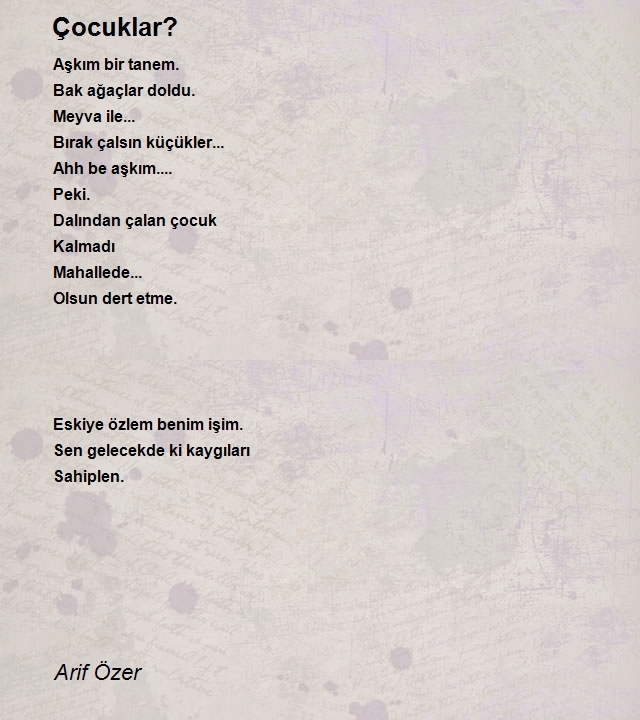 Arif Özer