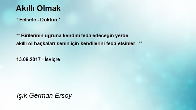 Işık German Ersoy 