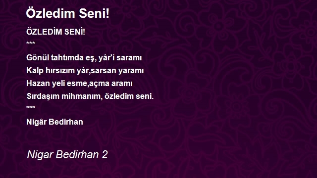 Nigar Bedirhan 2