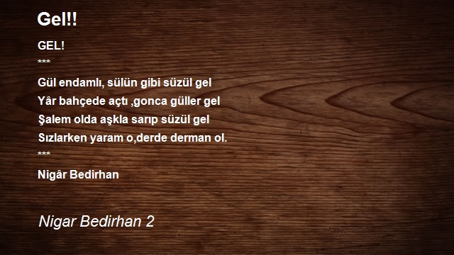 Nigar Bedirhan 2