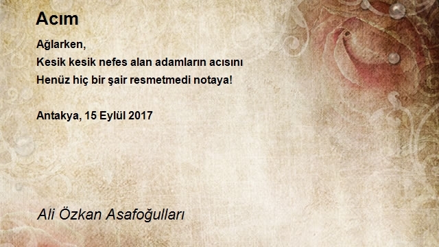 Ali Özkan Asafoğulları