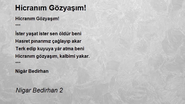 Nigar Bedirhan 2