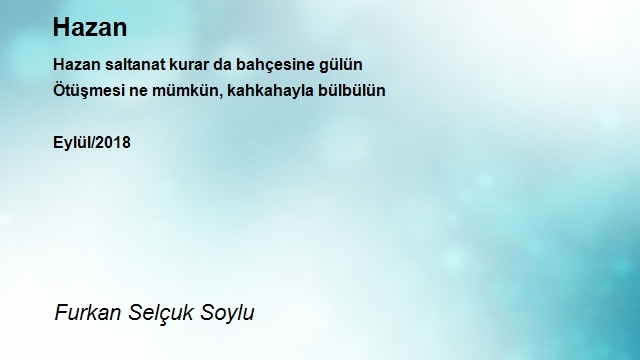 Furkan Selçuk Soylu