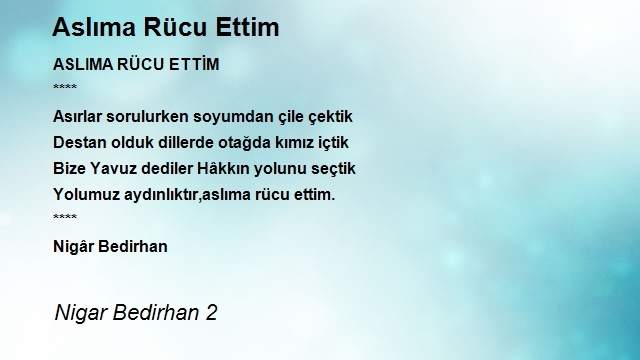 Nigar Bedirhan 2