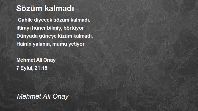 Mehmet Ali Onay