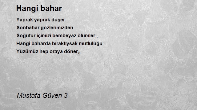 Mustafa Güven 3