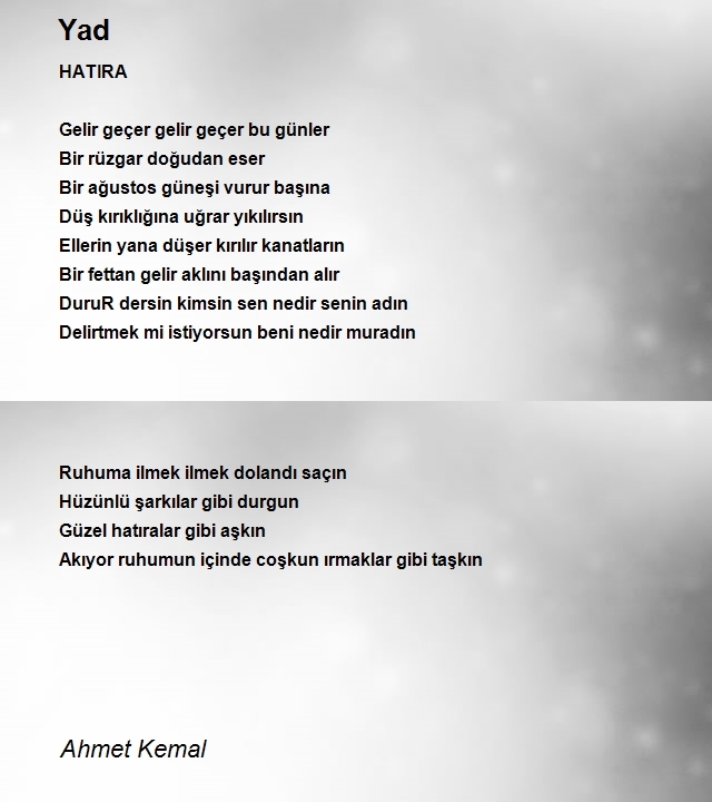 Ahmet Kemal