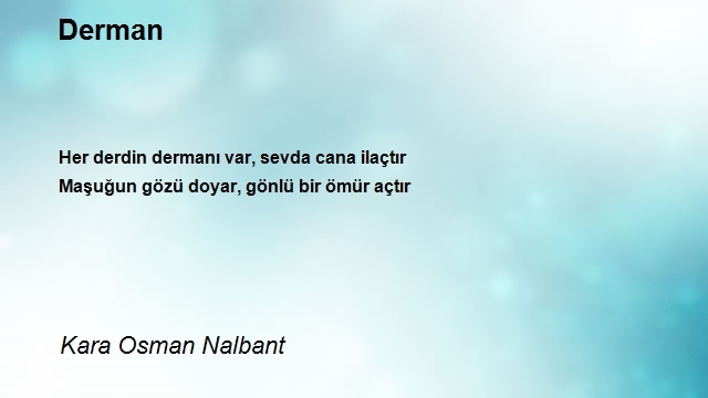 Kara Osman Nalbant