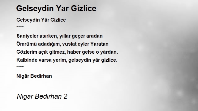 Nigar Bedirhan 2