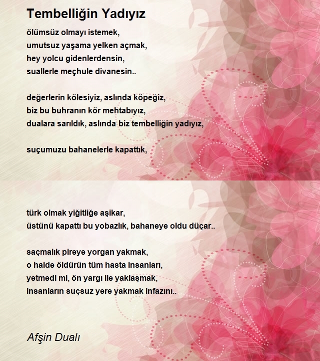 Afşin Dualı