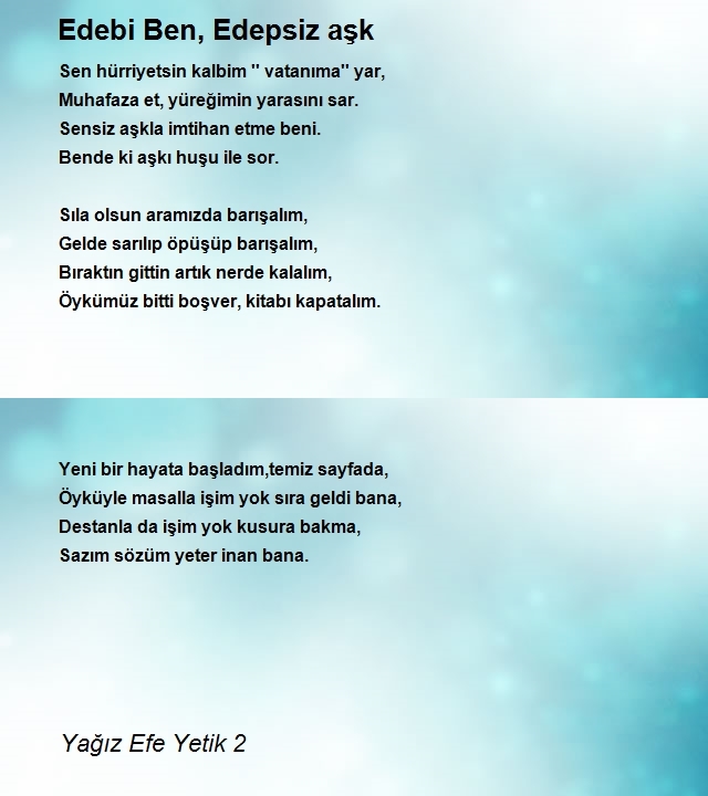 Yağız Efe Yetik 2