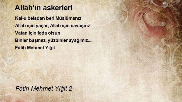 Fatih Mehmet Yiğit 2