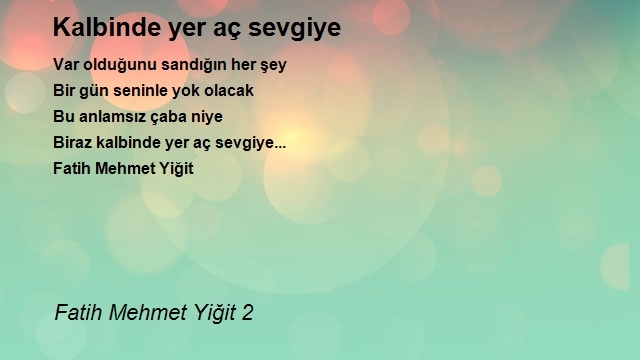 Fatih Mehmet Yiğit 2