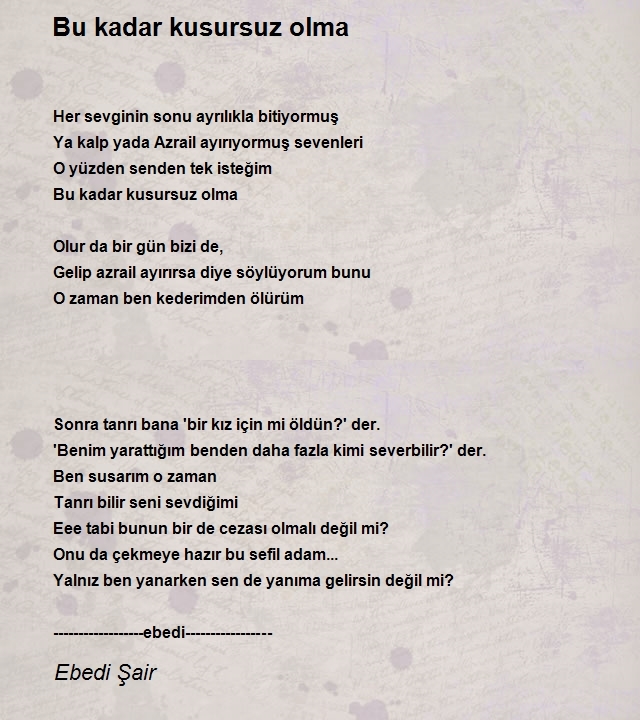 Ebedi Şair