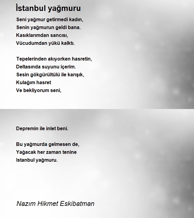 Nazım Hikmet Eskibatman