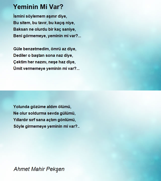 Ahmet Mahir Pekşen