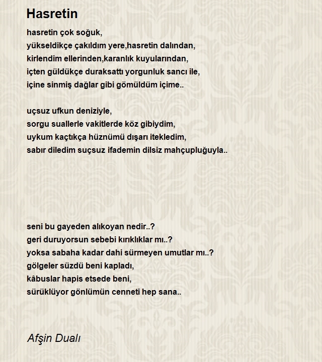 Afşin Dualı