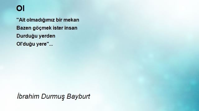 İbrahim Durmuş Bayburt