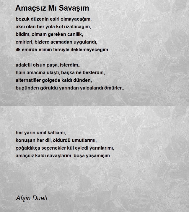 Afşin Dualı