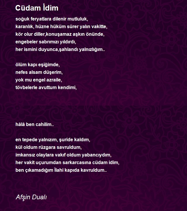 Afşin Dualı