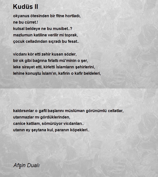 Afşin Dualı