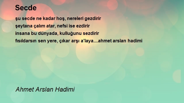 Ahmet Arslan Hadimi