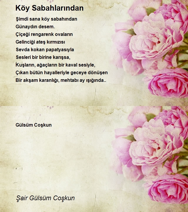 Şair Gülsüm Coşkun