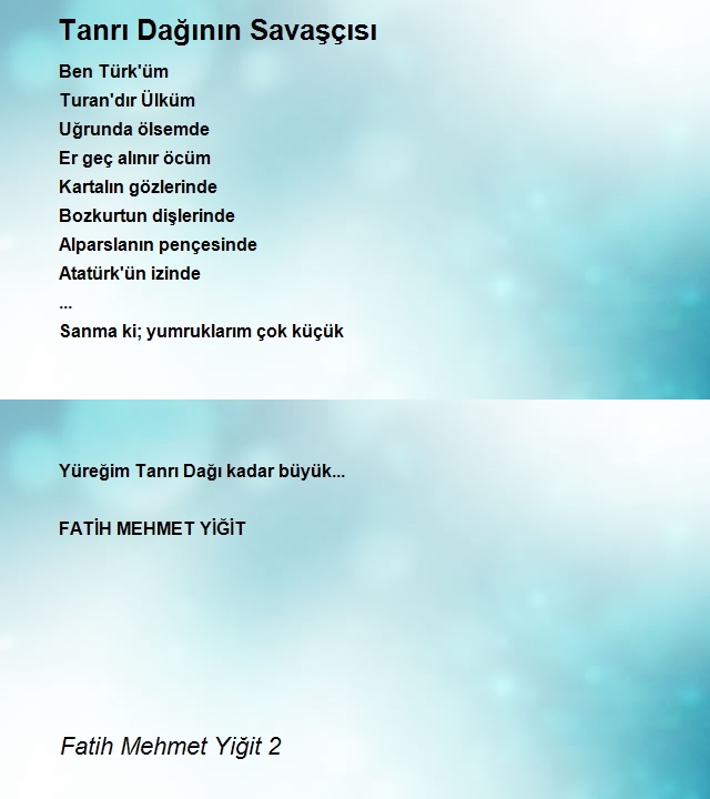 Fatih Mehmet Yiğit 2