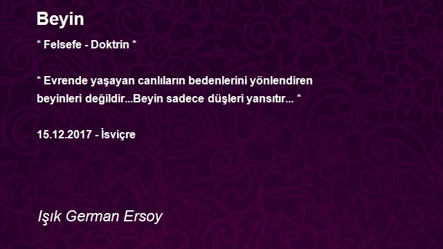 Işık German Ersoy 