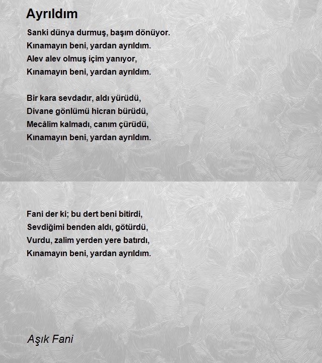 Aşık Fani