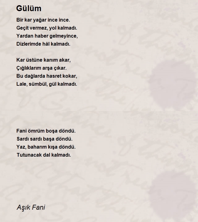 Aşık Fani