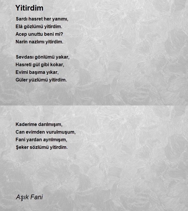 Aşık Fani