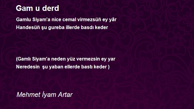 Mehmet İyam Artar