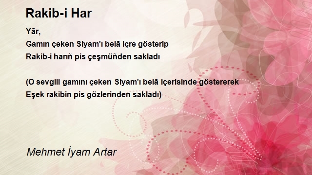 Mehmet İyam Artar